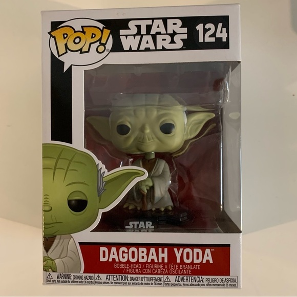 FUNKO POP! Star Wars Dagobah Yoda #124 Collectible Figurine - Picture 3 of 8